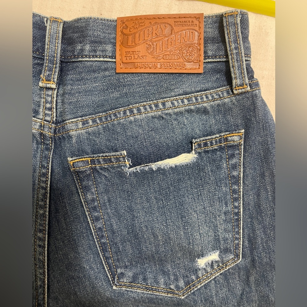 Lucky Brand Womens Jeans Size 0/25 A Blue Drew Mom High Rise Taper Denim Bottoms - Picture 7 of 14